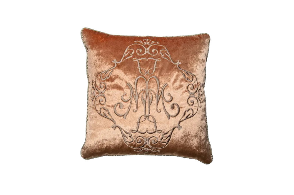 Poduszka kwadratowa Ambre z lamówką